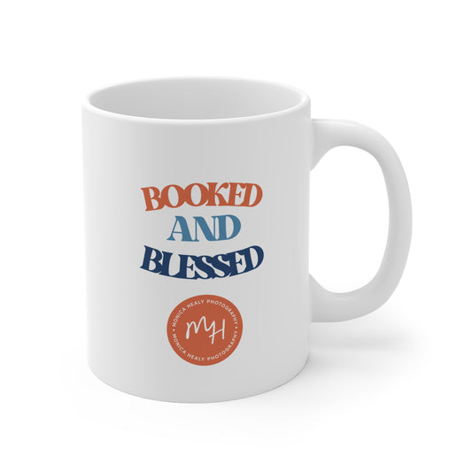 Ceramic Mug: Booked & Blessed