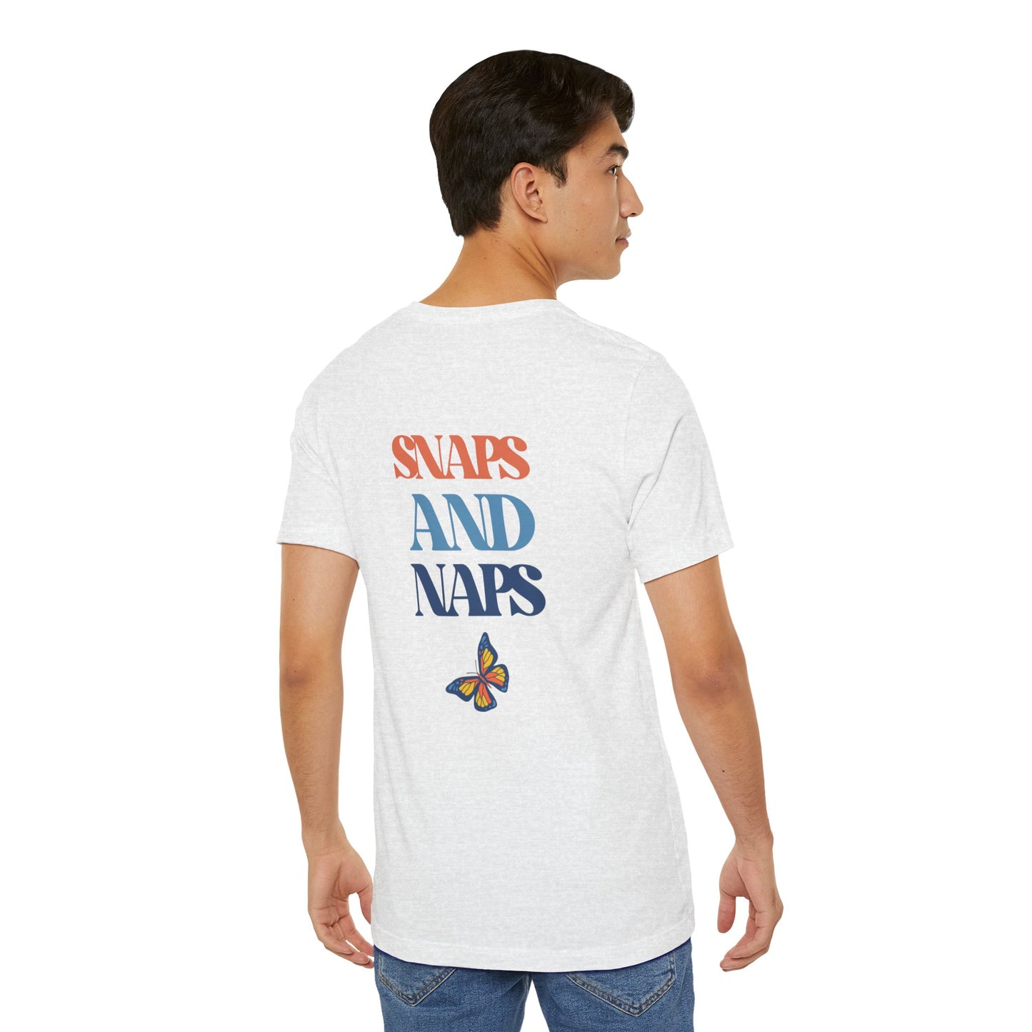 Snaps And Naps With Butterfly - Tee