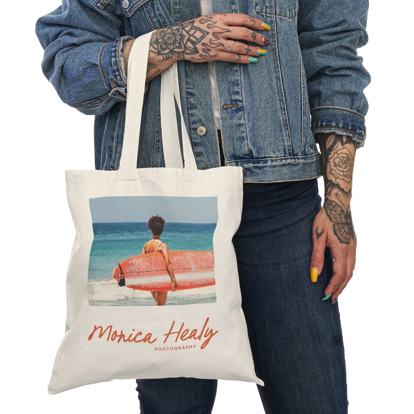 Surfer Girl - Natural Tote Bag