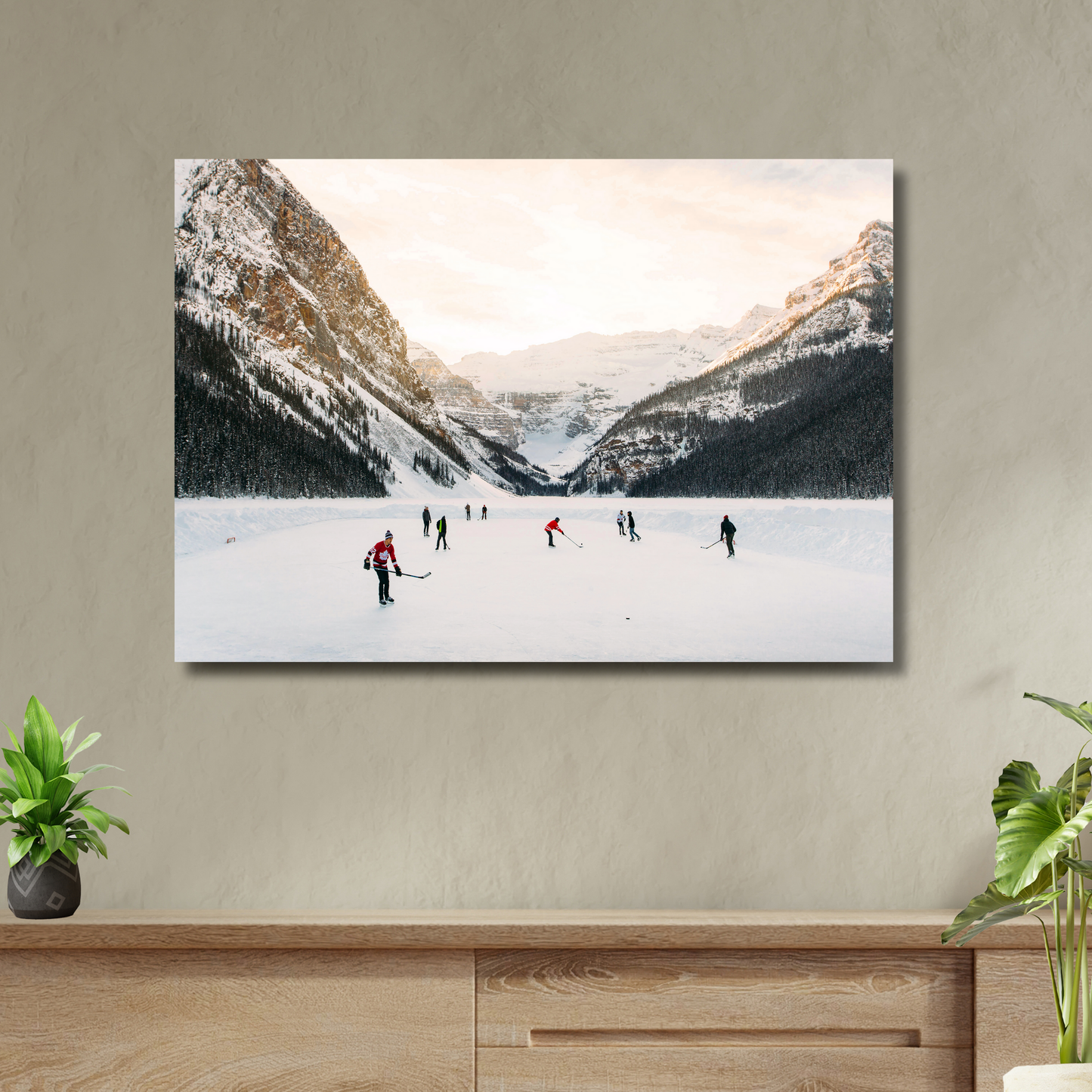 Hockey Fun on Iconic Lake Louise
