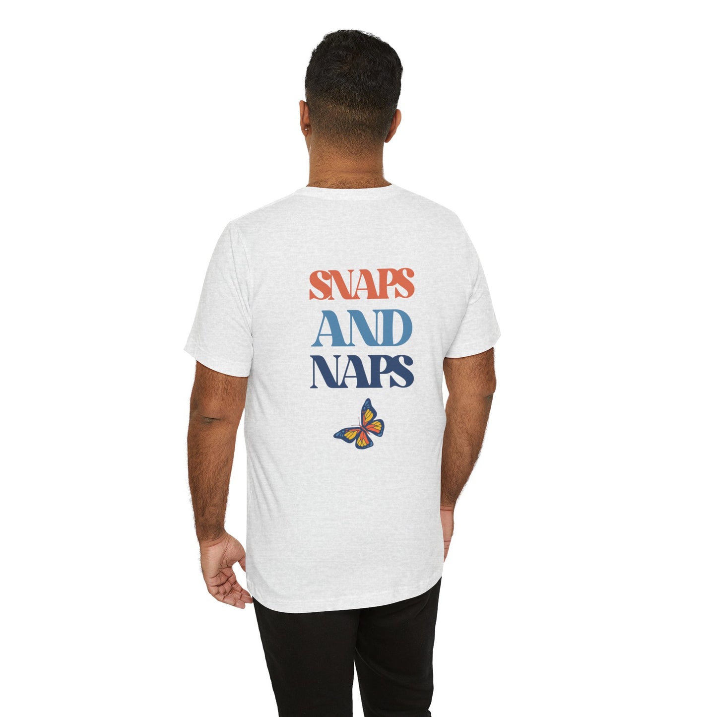 Snaps And Naps With Butterfly - Tee