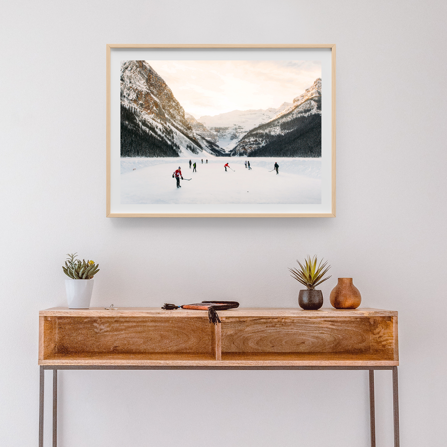 Hockey Fun on Iconic Lake Louise