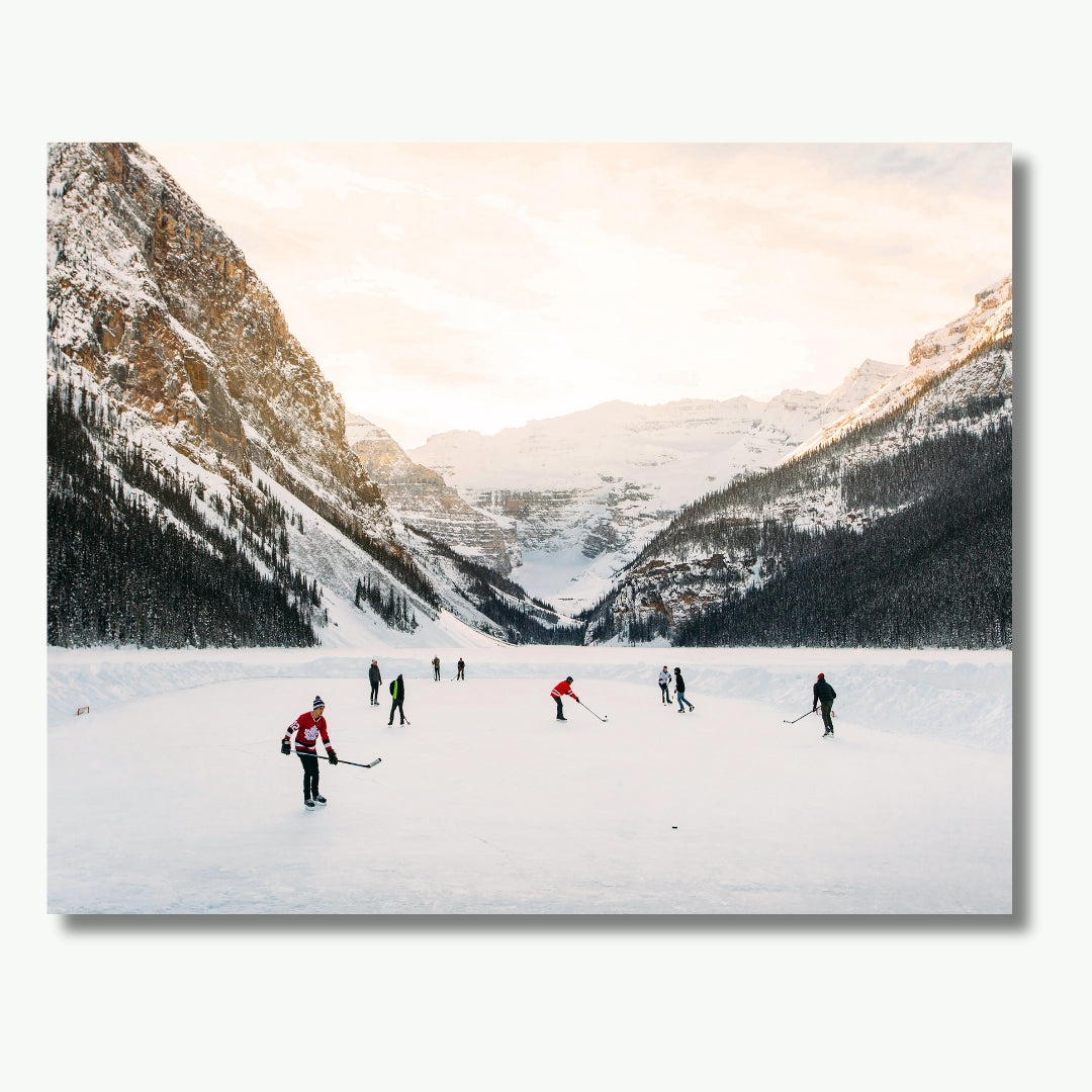 Hockey Fun on Iconic Lake Louise